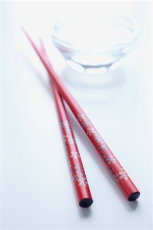 palillo (oriental) - Red Chopsticks Foto de stock - Sin royalties Premium, Código: 600-06180185