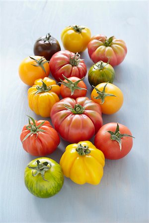 Heirloom Tomatoes Stock Photo - Premium Royalty-Free, Code: 600-06302257