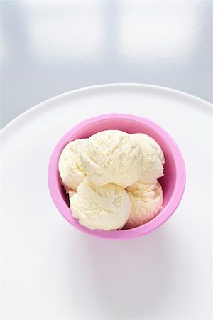 Vanilla Ice Cream Foto de stock - Sin royalties Premium, Código: 600-06302253