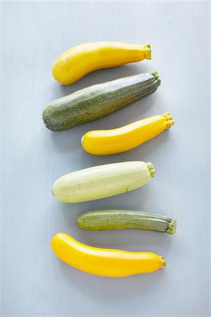 Variety of Zucchini Foto de stock - Sin royalties Premium, Código: 600-06302260