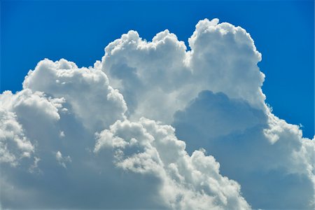 puffy clouds - Cumulus Clouds, Hesse, Germany Stock Photo - Premium Royalty-Free, Code: 600-06334254