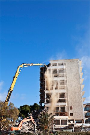 Building Demolition, Mallorca, Spain Stock Photo - Premium Royalty-Free, Code: 600-06334318