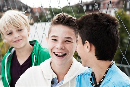 Portrait of Boys Hanging Out in Playground, Mannheim, Baden-Wurttemberg, Germany Stock Photo - Premium Royalty-Free, Code: 600-06382883