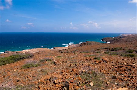 Scenic of Coast, Arikok National Park, Aruba, Lesser Antilles, Caribbean Stock Photo - Premium Royalty-Free, Code: 600-06431285