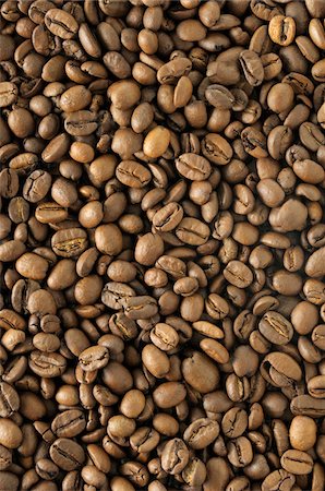 Full Frame Close-up of Coffee Beans Stock Photo - Premium Royalty-Free, Code: 600-06486070