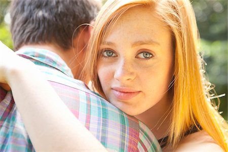 redhead teenage boy - Young Couple in Park on a Summer Day, Portland, Oregon, USA Stock Photo - Premium Royalty-Free, Code: 600-06531632