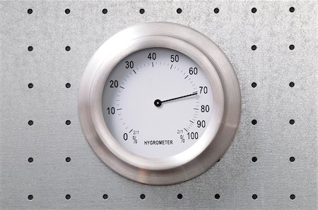 Close-up of Hygrometer Dial Foto de stock - Sin royalties Premium, Código: 600-06702130