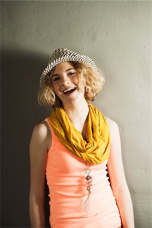 Portrait of Teenage Girl, Studio Shot Stock Photo - Premium Royalty-Free, Code: 600-06752508