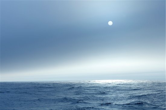 The Atlantic ocean illuminated off the coast of Nova Scotia in fog with the sun shining through. Stock Photo - Premium Royalty-Free, Artist: Michael Eudenbach, Image code: 600-06782112