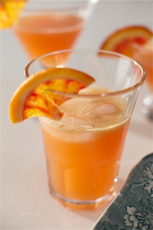 fruit of orange color - Close-up of Cocktails for Party, Studio Shot Stock Photo - Premium Royalty-Free, Code: 600-06963775