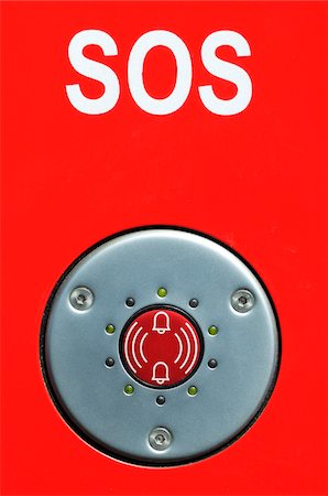 SOS sign and SOS alarm, Berlin, Germany Stock Photo - Premium Royalty-Free, Code: 600-07067142