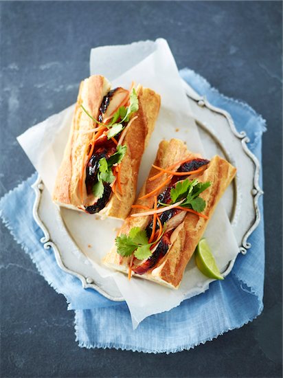 Banh mi Stock Photo - Premium Royalty-Free, Artist: Michael Alberstat, Image code: 600-07067603