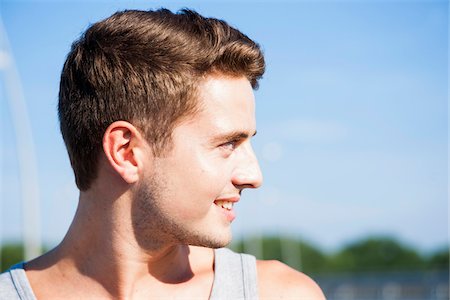 Portait of Young Man, Worms, Rhineland-Palatinate, Germany Photographie de stock - Premium Libres de Droits, Code: 600-07110552