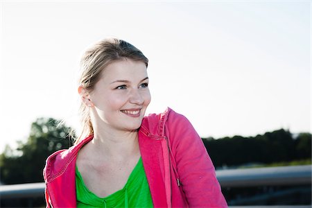simsearch:600-06531599,k - Portrait of Young Woman, Worms, Rhineland-Palatinate, Germany Photographie de stock - Premium Libres de Droits, Code: 600-07110577