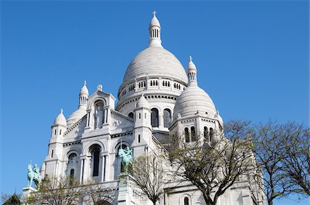 simsearch:600-07122871,k - Basilique du Sacre Coeur, Montmartre, 18th Arrondissement, Paris, France Stock Photo - Premium Royalty-Free, Code: 600-07122871