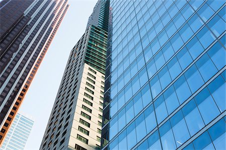 day building - Low Angle View of Skyscrapers, Toronto, Ontario, Canada Stock Photo - Premium Royalty-Free, Code: 600-07237581