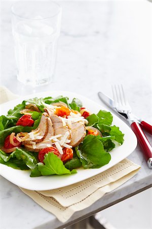 Pork Tenderloin Salad Stock Photo - Premium Royalty-Free, Code: 600-07311277