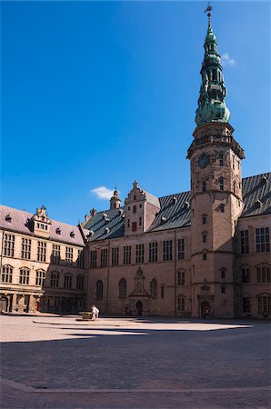 region hovedstaden - Kronborg, Helsingor, Zealand Island, Denmark Photographie de stock - Premium Libres de Droits, Code: 600-07363894