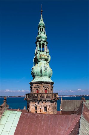 region hovedstaden - Kronborg, Helsingor, Zealand Island, Denmark Foto de stock - Sin royalties Premium, Código: 600-07363898