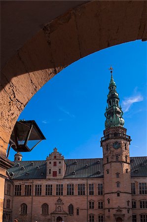 region hovedstaden - Kronborg, Helsingor, Zealand Island, Denmark Foto de stock - Sin royalties Premium, Código: 600-07363904