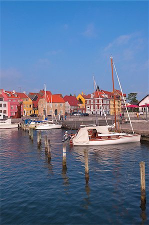 simsearch:600-07363908,k - Boats in Marina, Faaborg, Fyn Island, Denmark Stock Photo - Premium Royalty-Free, Code: 600-07363911