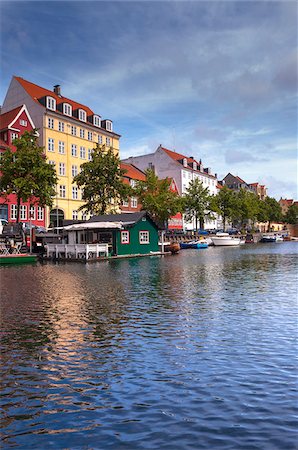 simsearch:600-07363908,k - Canal and Waterfront, Copenhagen, Denmark Stock Photo - Premium Royalty-Free, Code: 600-07431145