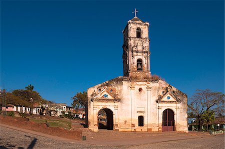 Iglesia de Santa Ana, Trinidad, Cuba, West Indies, Caribbean Photographie de stock - Premium Libres de Droits, Code: 600-07487312