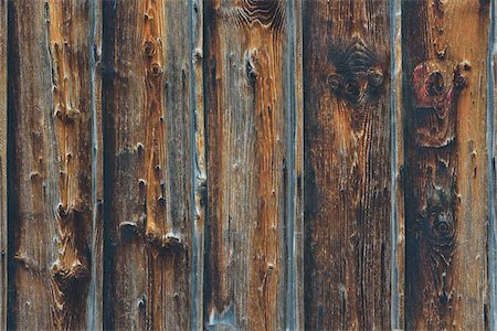 Close-up of weathered, wooden boards on old building, Hesse, Germany, Europe Stock Photo - Premium Royalty-Free, Code: 600-07487443