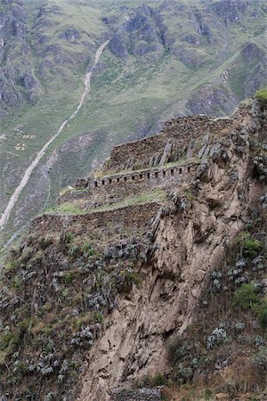 Ruins at Ollantaytambo, Sacred Valley of the Incas, Cusco Region, Peru Foto de stock - Sin royalties Premium, Código: 600-07529064