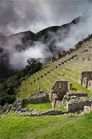 peruano (lugares y cosas) - Machu Picchu, Urubamba Province, Cusco Region, Peru Foto de stock - Sin royalties Premium, Código: 600-07529076