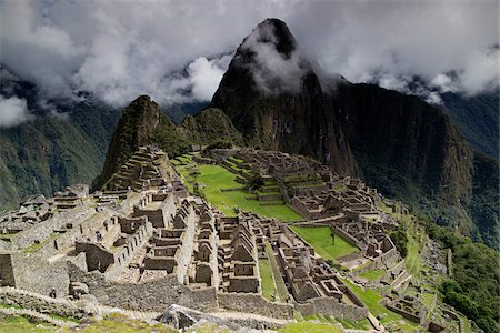 Machu Picchu, Urubamba Province, Cusco Region, Peru Foto de stock - Sin royalties Premium, Código: 600-07529078