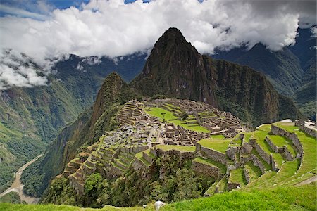 south american buildings - Machu Picchu, Urubamba Province, Cusco Region, Peru Stock Photo - Premium Royalty-Free, Code: 600-07529079