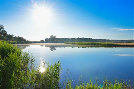 fischland-darss-zingst - Prerowstrom in Morning, Prerow, Fischland-Darss-Zingst, Mecklenburg-Western Pomerania, Germany Stock Photo - Premium Royalty-Free, Code: 600-07637005