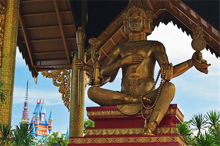 sitting buddha statue - Buddha Statue, Surabaya, Java, Indonesia Stock Photo - Premium Royalty-Free, Code: 600-07656475