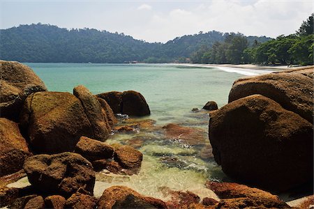 Teluk Belanga, Pulau Pangkor, Perak, Malaysia Foto de stock - Sin royalties Premium, Código: 600-07656509