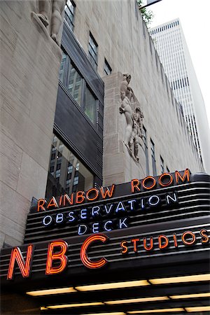 Rainbow Room, NBC Studios, Rockefeller Center, Midtown Manhattan, New York City, New York, USA Stock Photo - Premium Royalty-Free, Code: 600-07760286