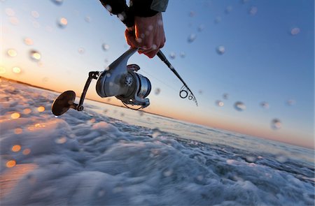 Fishing along Coast of Rhode Island, USA Foto de stock - Sin royalties Premium, Código: 600-07965833