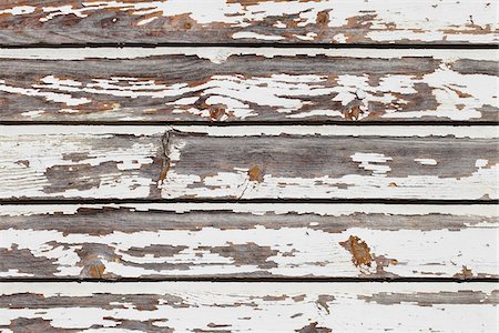 Close-up of Old White Wooden Wall with Flaking Paint, Andernos, Aquitaine, France Foto de stock - Sin royalties Premium, Código: 600-07966225