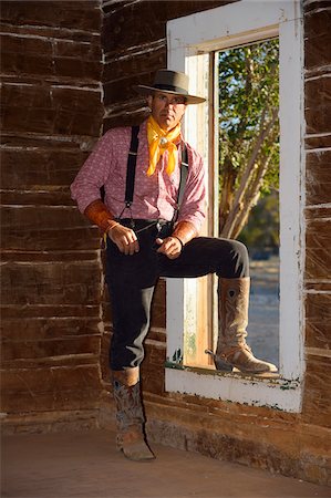 Portrait of Cowboy, Shell, Wyoming, USA Stock Photo - Premium Royalty-Free, Code: 600-08082893