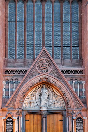 front (the front of) - Close-up of St Augustine and St John The Baptist Catholic Church (John's Lane Church) Dublin, Republic of Ireland Stock Photo - Premium Royalty-Free, Code: 600-08102731