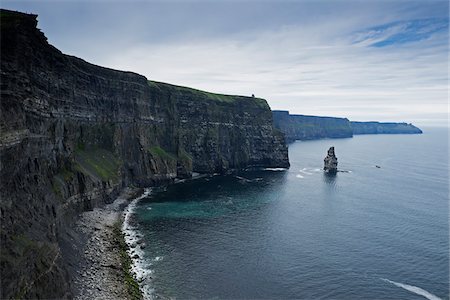 Cliffs of Moher, County Clare, Republic of Ireland Stock Photo - Premium Royalty-Free, Code: 600-08102749