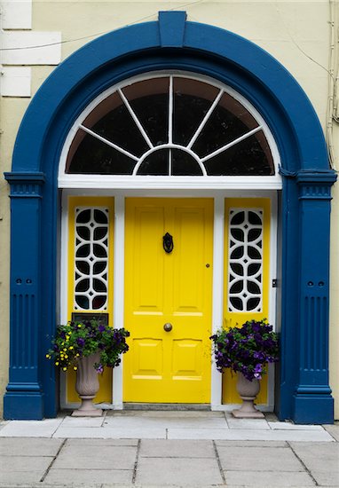 Close-up of doorway, Clonakilty, Republic of Ireland Stock Photo - Premium Royalty-Free, Artist: Ed Gifford, Image code: 600-08102771