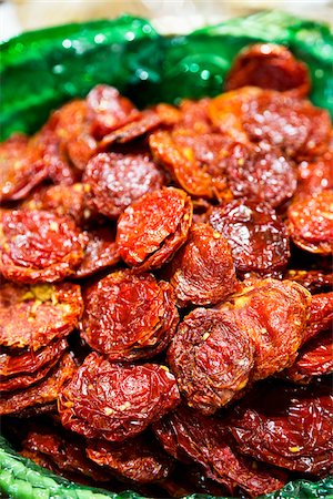 Close-up of Dried Tomatoes Stock Photo - Premium Royalty-Free, Code: 600-08102877