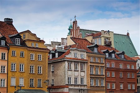 polish (places and things) - Buildings in Stare Miasto, Warsaw, Poland Photographie de stock - Premium Libres de Droits, Code: 600-08212914