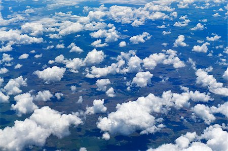 planes in the sky - View from Flight over Queensland, Australia Stock Photo - Premium Royalty-Free, Code: 600-08312115