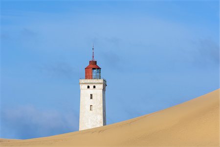 disappearing - Lighthouse and Dune, Rubjerg Knude, Lokken, North Jutland, Denmark Stock Photo - Premium Royalty-Free, Code: 600-08512554