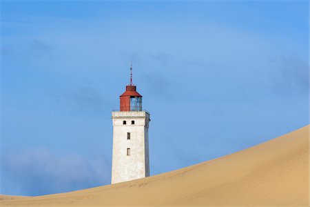 simsearch:600-07487352,k - Lighthouse and Dune, Rubjerg Knude, Lokken, North Jutland, Denmark Stock Photo - Premium Royalty-Free, Code: 600-08512554