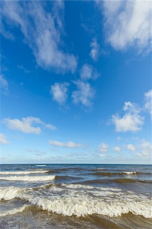 North Sea Waves with Sky, Klittmoller, North Jutland, Denmark Stock Photo - Premium Royalty-Free, Code: 600-08578844