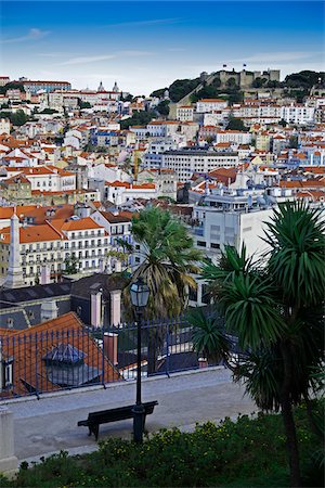 Cityscape of Lisbon, Portugal Photographie de stock - Premium Libres de Droits, Code: 600-08770136