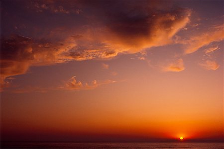 Sunset, South Head Grand Manan Island New Brunswick, Canada Foto de stock - Sin royalties Premium, Código: 600-00008623